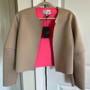 J.O.A. Los Angeles Jacket/Blazer - Beige w/pink interior - Size PM